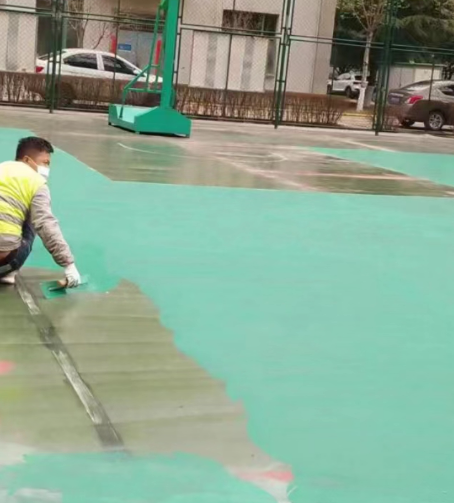 永州球场地面翻新