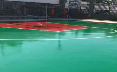 永州篮球场翻新地面
